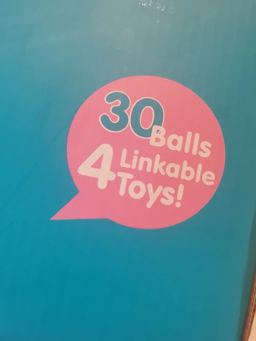 NIB Neutral Rainbow Baby Play Mat & Ball Pit. 30 Balls Included. Never Used.